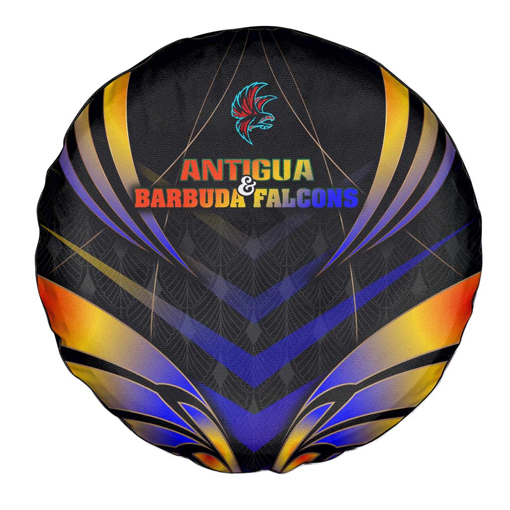 Antigua and Barbuda Cricket Falcons Spare Tire Cover Wings of Glory