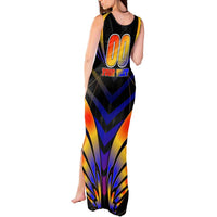 Personalised Antigua and Barbuda Cricket Falcons Tank Maxi Dress Wings of Glory