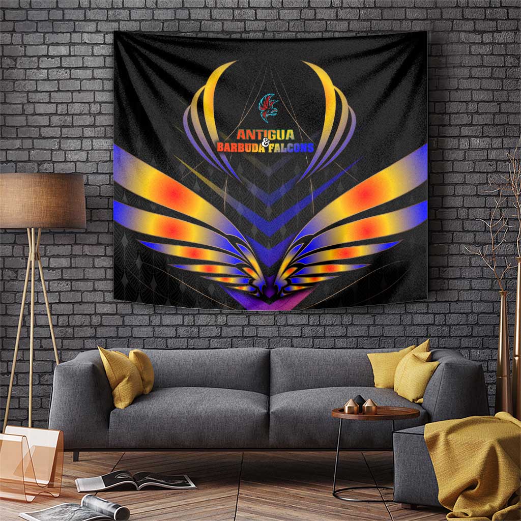 Antigua and Barbuda Cricket Falcons Tapestry Wings of Glory
