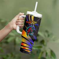 Antigua and Barbuda Cricket Falcons Tumbler With Handle Wings of Glory