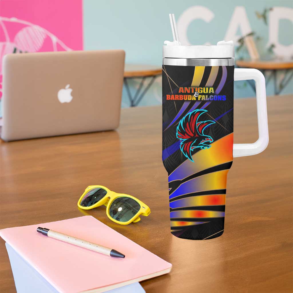 Antigua and Barbuda Cricket Falcons Tumbler With Handle Wings of Glory