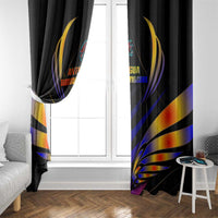 Antigua and Barbuda Cricket Falcons Window Curtain Wings of Glory