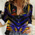 Personalised Antigua and Barbuda Cricket Falcons Women Casual Shirt Wings of Glory