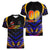 Personalised Antigua and Barbuda Cricket Falcons Women V-Neck T-Shirt Wings of Glory