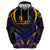 Personalised Antigua and Barbuda Cricket Falcons Zip Hoodie Wings of Glory