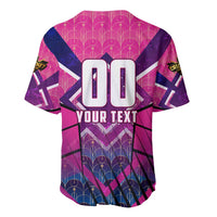 Personalised Barbados Cricket Royals Baseball Jersey Crowned in Rhythm Style