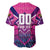 Personalised Barbados Cricket Royals Baseball Jersey Crowned in Rhythm Style