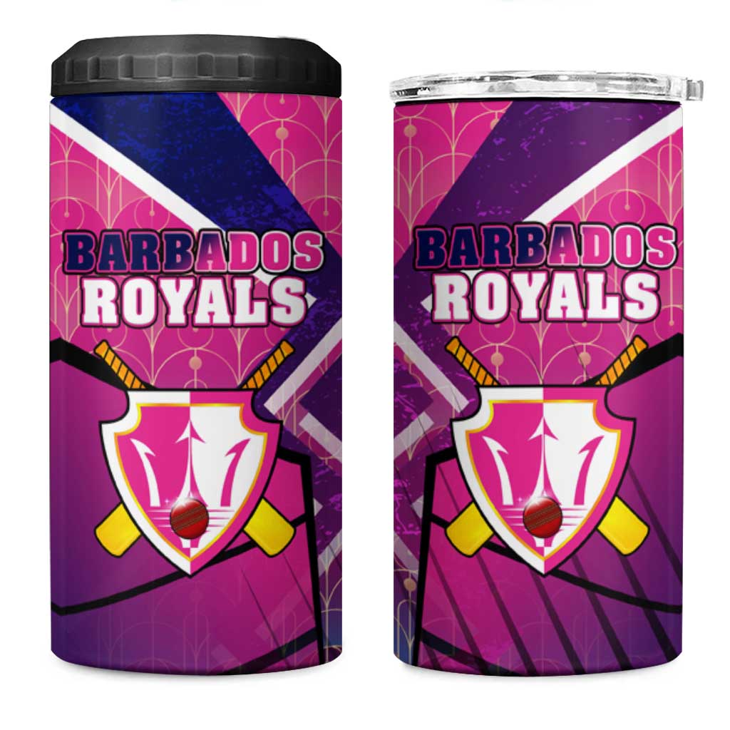 Barbados Cricket Royals 4 in 1 Can Cooler Tumbler Crowned in Rhythm Style