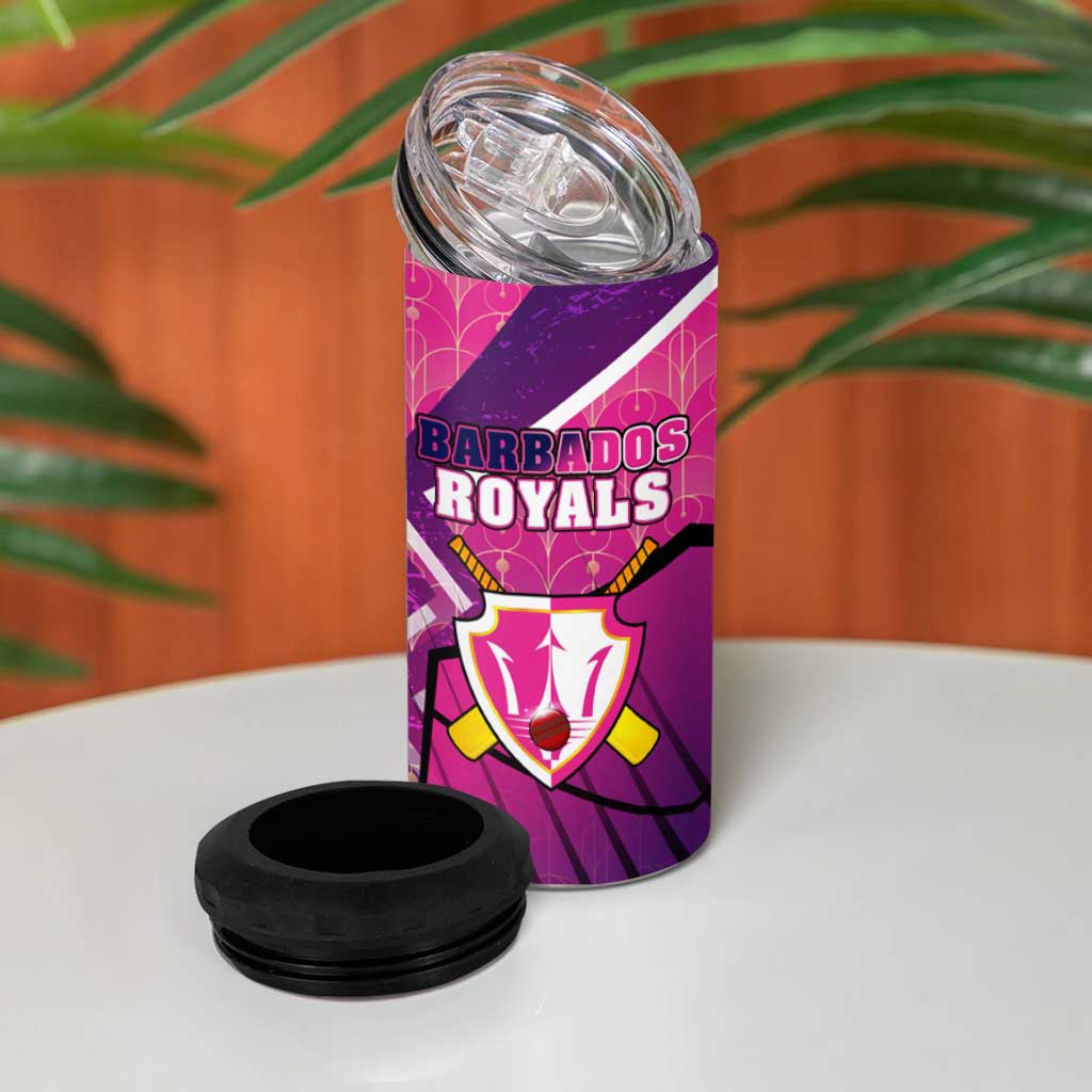 Barbados Cricket Royals 4 in 1 Can Cooler Tumbler Crowned in Rhythm Style