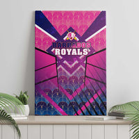 Barbados Cricket Royals Canvas Wall Art Crowned in Rhythm Style