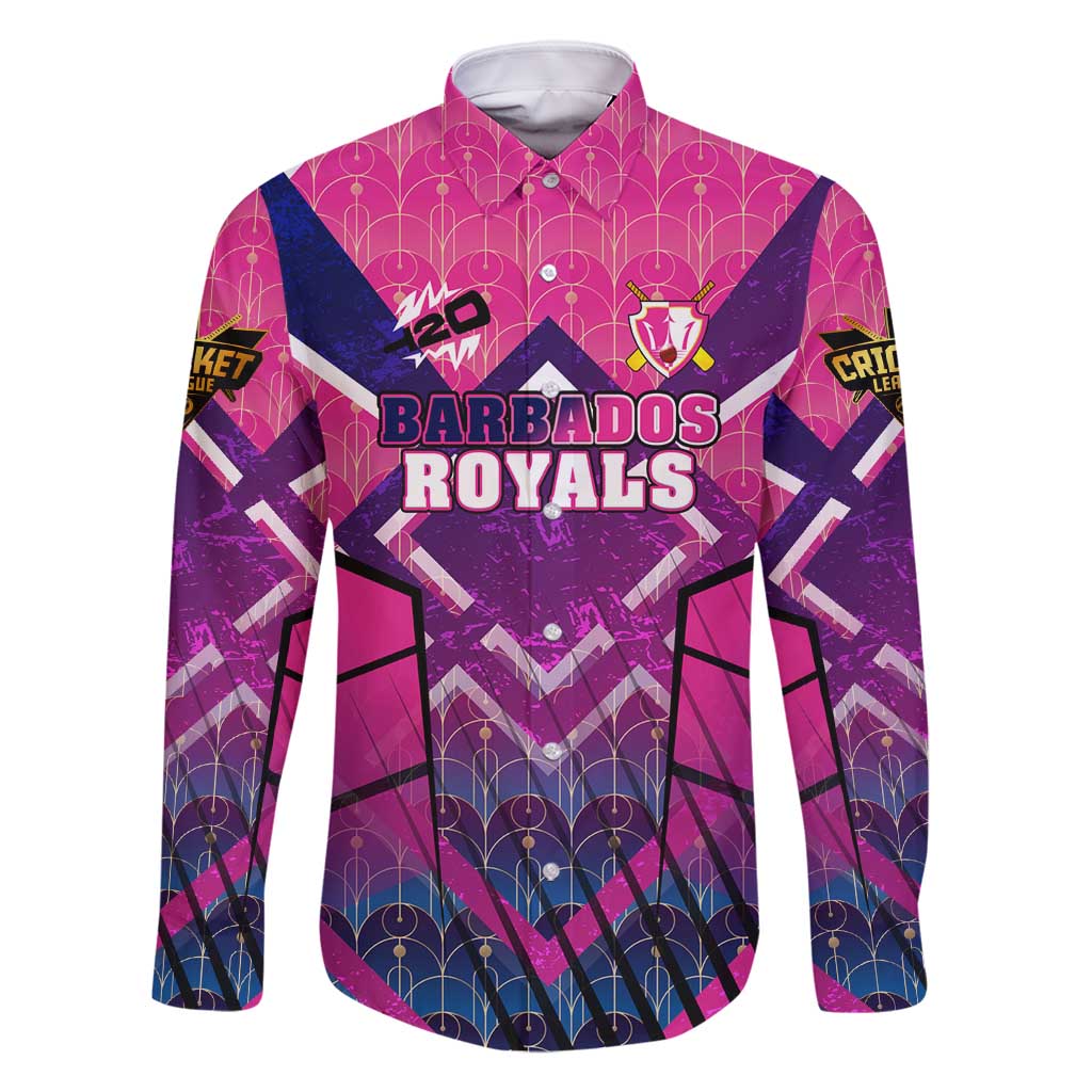 Personalised Barbados Cricket Royals Family Matching Long Sleeve Bodycon Dress and Hawaiian Shirt Crowned in Rhythm Style