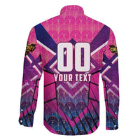 Personalised Barbados Cricket Royals Family Matching Long Sleeve Bodycon Dress and Hawaiian Shirt Crowned in Rhythm Style