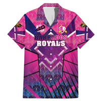 Personalised Barbados Cricket Royals Family Matching Mermaid Dress and Hawaiian Shirt Crowned in Rhythm Style