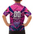 Personalised Barbados Cricket Royals Family Matching Off Shoulder Maxi Dress and Hawaiian Shirt Crowned in Rhythm Style