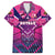 Personalised Barbados Cricket Royals Family Matching Off Shoulder Maxi Dress and Hawaiian Shirt Crowned in Rhythm Style