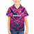 Personalised Barbados Cricket Royals Family Matching Off Shoulder Maxi Dress and Hawaiian Shirt Crowned in Rhythm Style