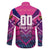 Personalised Barbados Cricket Royals Family Matching Puletasi and Hawaiian Shirt Crowned in Rhythm Style