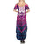 Personalised Barbados Cricket Royals Family Matching Summer Maxi Dress and Hawaiian Shirt Crowned in Rhythm Style
