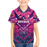 Personalised Barbados Cricket Royals Hawaiian Shirt Crowned in Rhythm Style