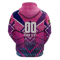 Personalised Barbados Cricket Royals Hoodie Crowned in Rhythm Style