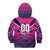 Personalised Barbados Cricket Royals Kid Hoodie Crowned in Rhythm Style