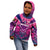 Personalised Barbados Cricket Royals Kid Hoodie Crowned in Rhythm Style