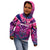 Personalised Barbados Cricket Royals Kid Hoodie Crowned in Rhythm Style