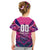 Personalised Barbados Cricket Royals Kid T Shirt Crowned in Rhythm Style