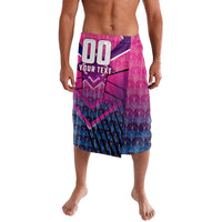 Personalised Barbados Cricket Royals Lavalava Crowned in Rhythm Style