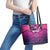 Barbados Cricket Royals Leather Tote Bag Crowned in Rhythm Style