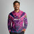 Personalised Barbados Cricket Royals Long Sleeve Polo Shirt Crowned in Rhythm Style