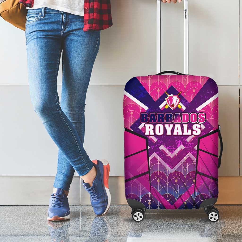 Barbados Cricket Royals Luggage Cover Crowned in Rhythm Style