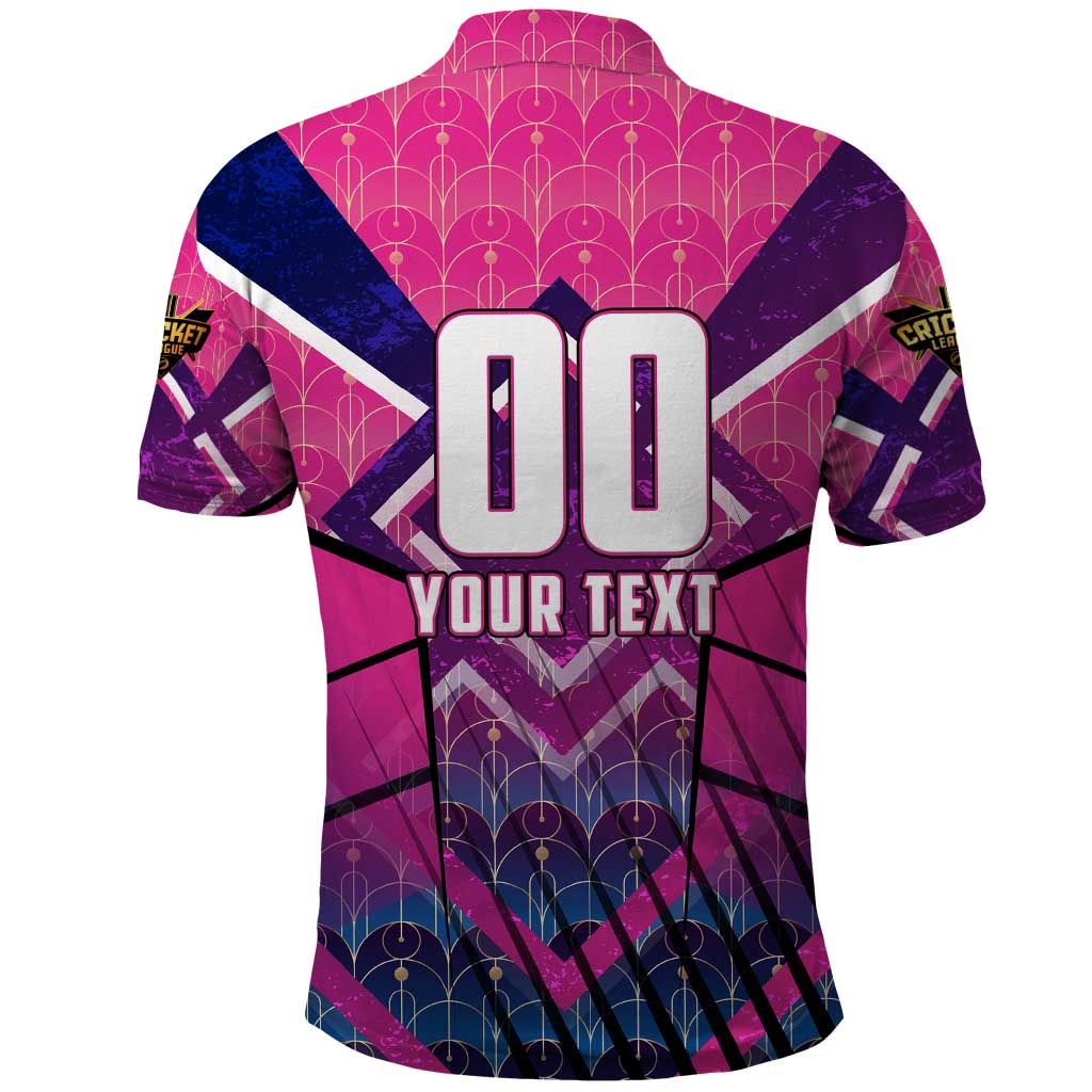 Personalised Barbados Cricket Royals Polo Shirt Crowned in Rhythm Style