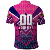 Personalised Barbados Cricket Royals Polo Shirt Crowned in Rhythm Style