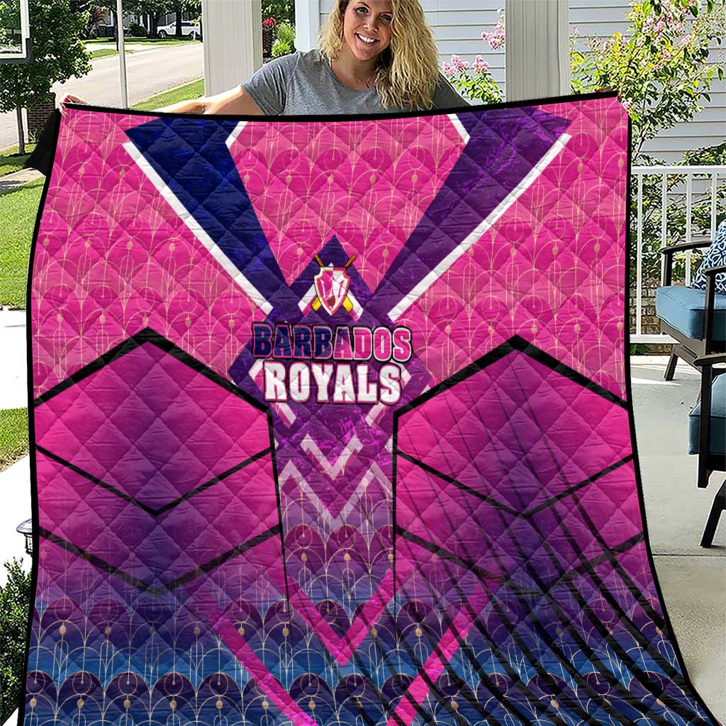 Barbados Cricket Royals Quilt Crowned in Rhythm Style