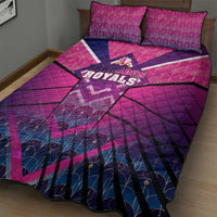 Barbados Cricket Royals Quilt Bed Set Crowned in Rhythm Style