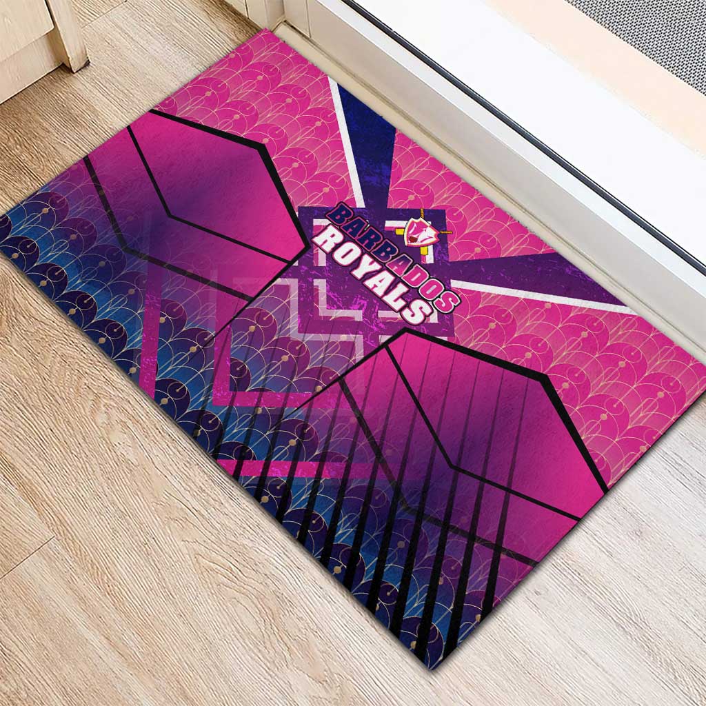 Barbados Cricket Royals Rubber Doormat Crowned in Rhythm Style