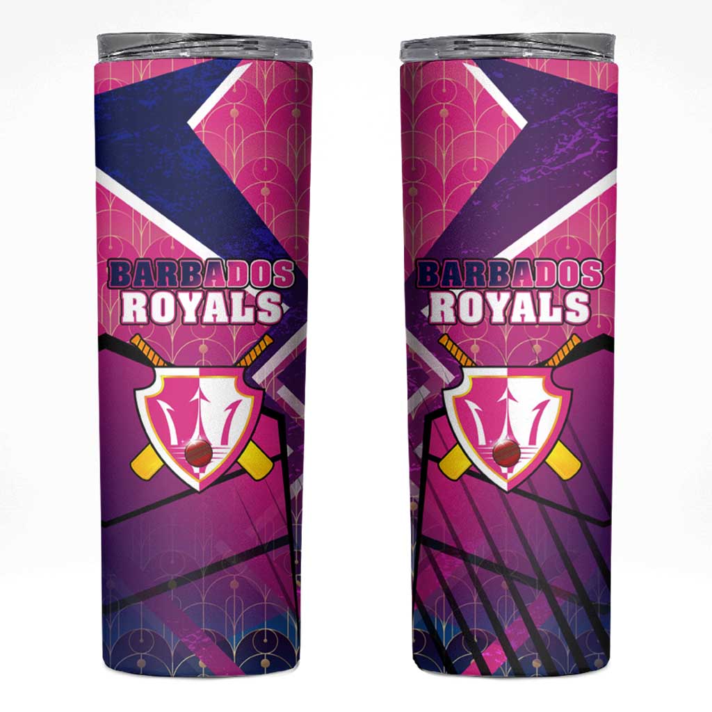 Barbados Cricket Royals Skinny Tumbler Crowned in Rhythm Style