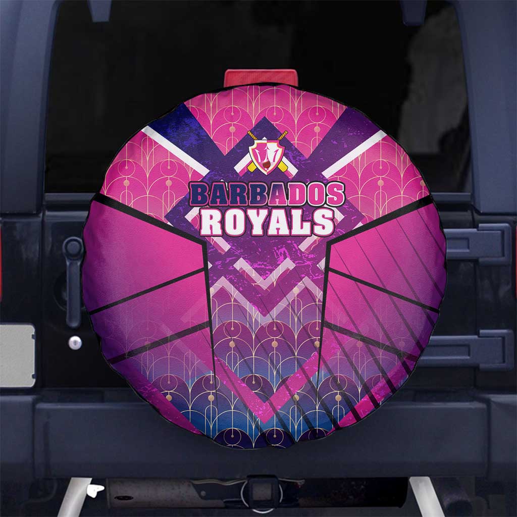 Barbados Cricket Royals Spare Tire Cover Crowned in Rhythm Style