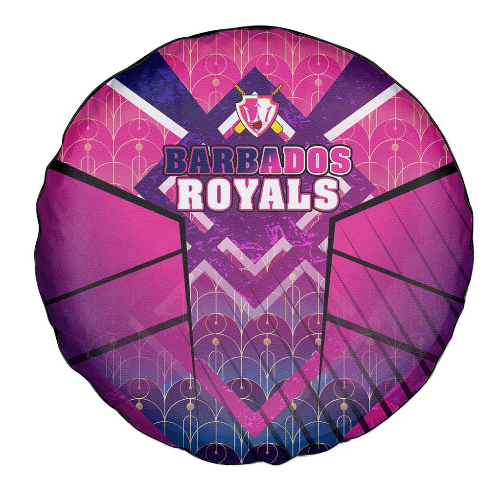 Barbados Cricket Royals Spare Tire Cover Crowned in Rhythm Style