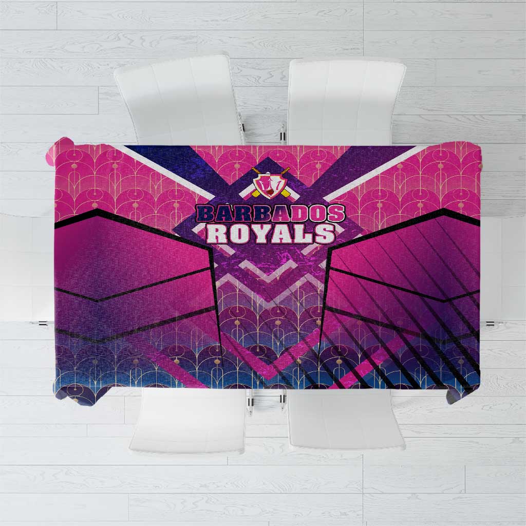 Barbados Cricket Royals Tablecloth Crowned in Rhythm Style