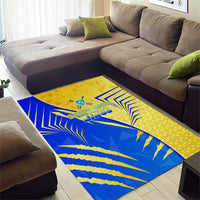 Saint Lucia Cricket Kings Area Rug Abstract Energy Style