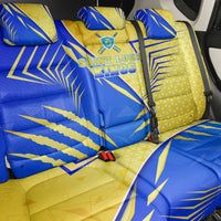 Saint Lucia Cricket Kings Back Car Seat Cover Abstract Energy Style