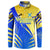 Personalised Saint Lucia Cricket Kings Button Sweatshirt Abstract Energy Style