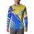 Personalised Saint Lucia Cricket Kings Button Sweatshirt Abstract Energy Style