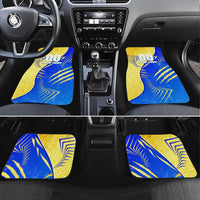 Saint Lucia Cricket Kings Car Mats Abstract Energy Style