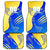 Saint Lucia Cricket Kings Car Mats Abstract Energy Style