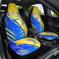 Saint Lucia Cricket Kings Car Seat Cover Abstract Energy Style