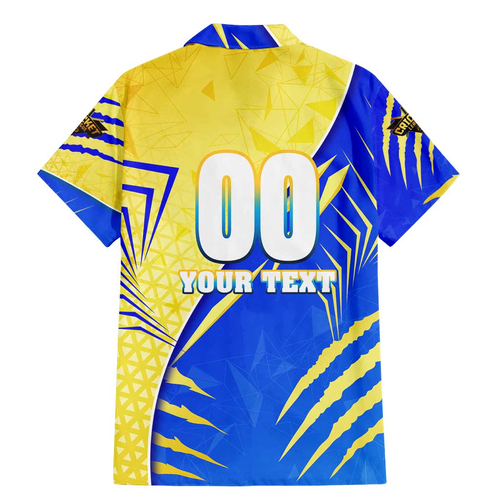 Personalised Saint Lucia Cricket Kings Family Matching Mermaid Dress and Hawaiian Shirt Abstract Energy Style
