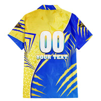 Personalised Saint Lucia Cricket Kings Family Matching Mermaid Dress and Hawaiian Shirt Abstract Energy Style